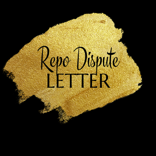 Repo Dispute Letter